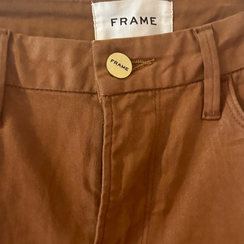 Frame - Le Crop Mini Boot - Caramel Coated - Size… - image 4